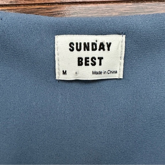 Sunday Best Ruffled Tie Front Blouse - Picture 7 of 7